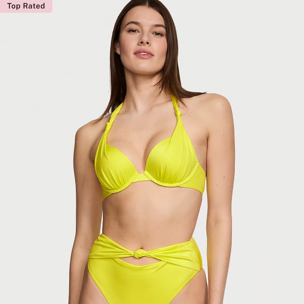 Knotted Sexy Tee Push-Up Bikini Top